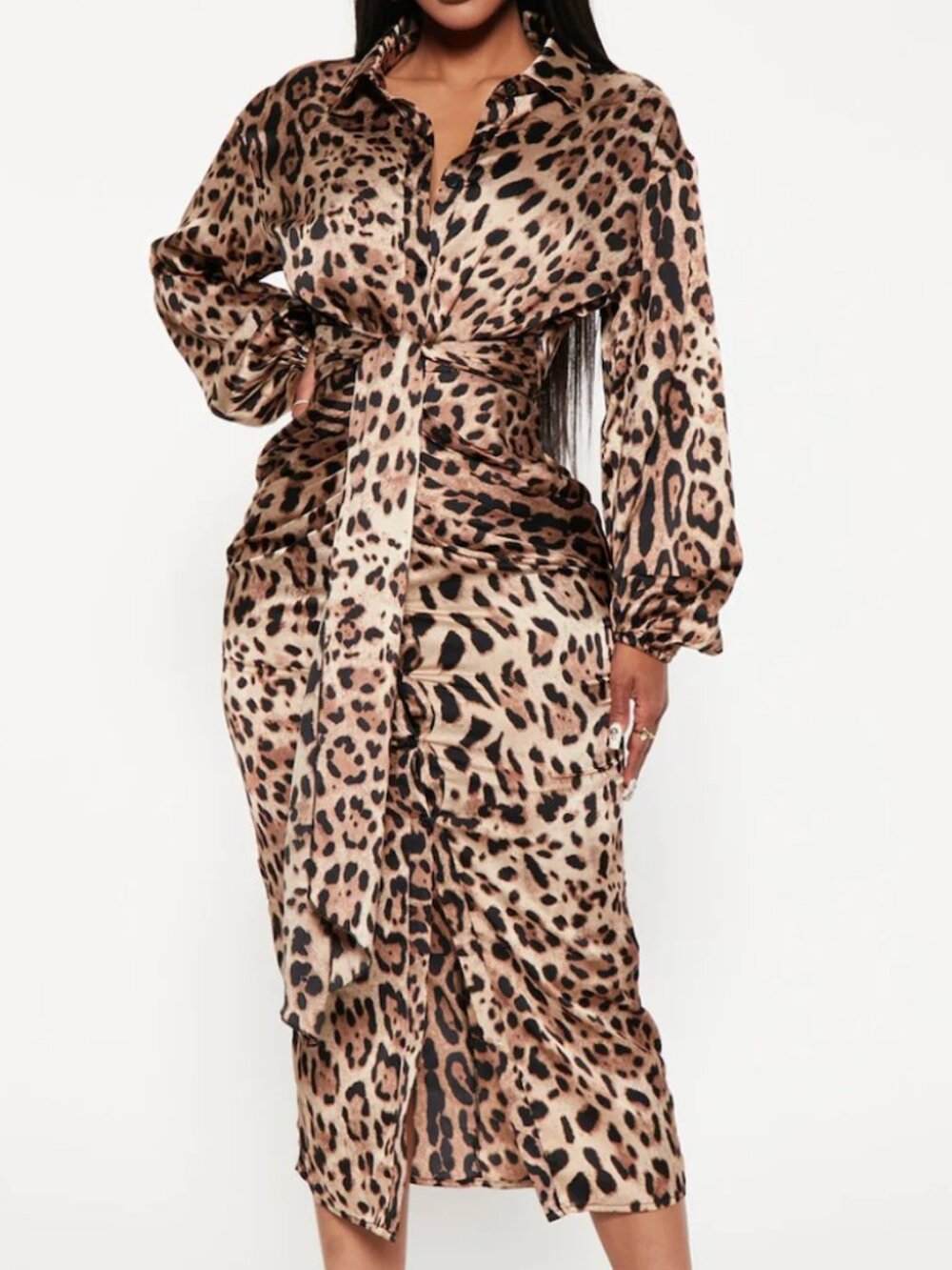 Make Me Roar Midi Dress